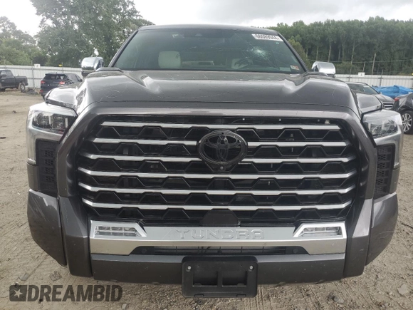2022 Toyota Tundra Capstone Hybrid with VIN 5TFVC5DB7NX006902, listed as a Copart auction lot 66089944 with 56,131 mi miles and Salvage title. Bid and sale history available at DreamBid. Image 5.