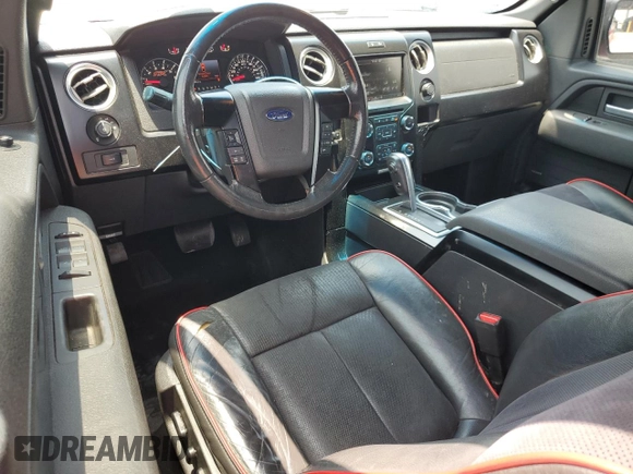 2013 Ford F-150 XL with VIN 1FTFX1EF6DFB58970, listed as a Copart auction lot 57905585 with 171,055 mi miles and Salvage title. Bid and sale history available at DreamBid. Image 8.