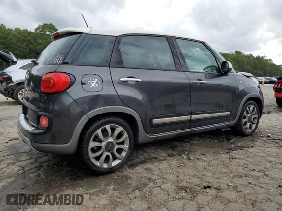 2014 FIAT 500L Trekking with VIN ZFBCFADH1EZ026288, listed as a Copart auction lot 71416144 with 97,674 mi miles and Salvage Title. Bid and sale history available at carsss.com. Image 3.