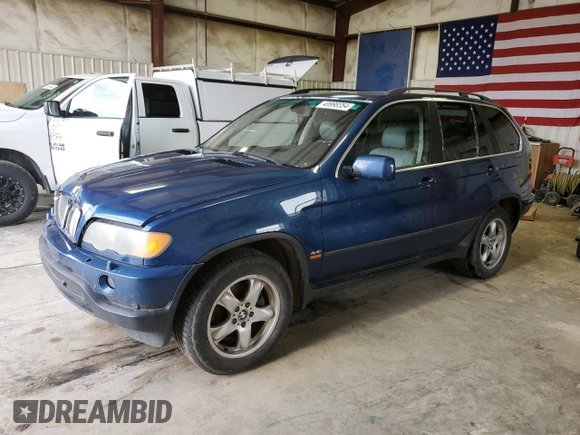 2001 BMW X5 4.4i with VIN WBAFB33531LH13715, listed as a Copart auction lot 67294944 with 194,044 mi miles and Clean Title. Bid and sale history available at carsss.com. Image 1.