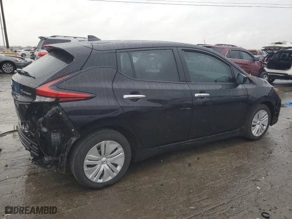 2022 Nissan LEAF S with VIN 1N4AZ1BV1NC559903, listed as a Copart auction lot 80329184 with NaN miles and Salvage Title. Bid and sale history available at carsss.com. Image 3.