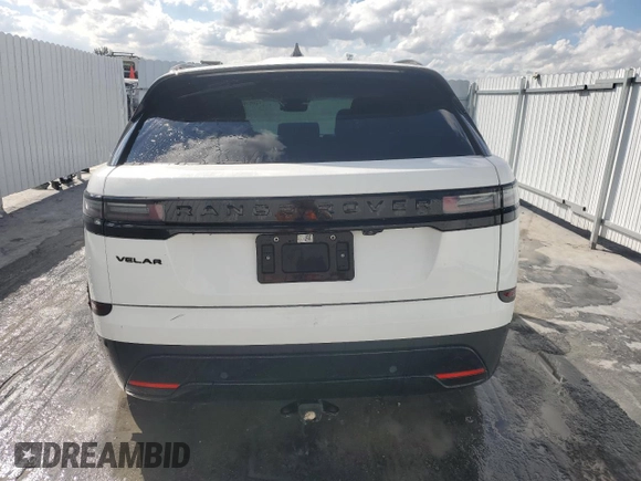 2024 Land Rover Range Rover Velar S with VIN SALYJ2EX7RA385641, listed as a Copart auction lot 46989685 with 23,076 mi miles and Non Repairable. Bid and sale history available at DreamBid. Image 6.