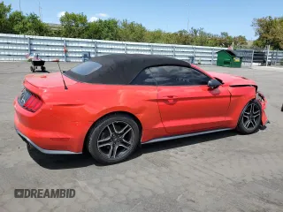 2018 Ford Mustang EcoBoost Premium with VIN 1FATP8UH4J5138707, listed as a Copart auction lot 52499475 with 92,254 mi miles and Salvage title. Bid and sale history available at DreamBid. Image 3.