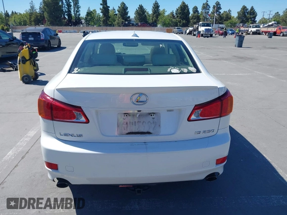 2010 Lexus IS 250 with VIN JTHBF5C22A5125439, listed as a IAAI auction lot 42346132 with 226,500 mi miles and . Bid and sale history available at DreamBid. Image 16.
