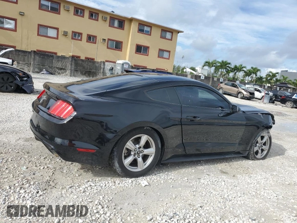 2017 Ford Mustang V6 with VIN 1FA6P8AM9H5286179, listed as a Copart auction lot 64785145 with 99,514 mi miles and Salvage title. Bid and sale history available at DreamBid. Image 3.