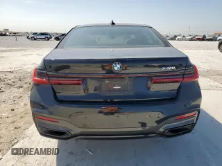 2022 BMW 7 Series 740i with VIN WBA7T2C01NCK41405, listed as a Copart auction lot 50586975 with 45,454 mi miles and Salvage Title. Bid and sale history available at carsss.com. Image 6.