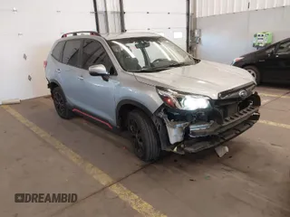 2019 Subaru Forester Sport with VIN JF2SKAJC1KH508257, listed as a IAAI auction lot 41451048 with 34,442 mi miles. Bid and sale history available at carsss.com. Image 1.