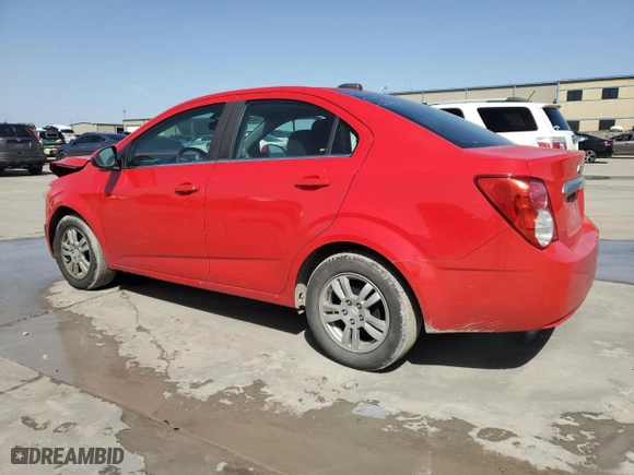 2015 Chevrolet Sonic LT with VIN 1G1JC5SH3F4173856, listed as a Copart auction lot 47852815 with 97,361 mi miles and Salvage Title. Bid and sale history available at carsss.com. Image 2.