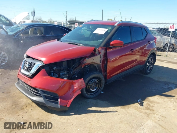 2019 Nissan Kicks S with VIN 3N1CP5CU4KL511255, listed as a IAAI auction lot 41841226 with 91,575 mi miles and . Bid and sale history available at carsss.com. Image 18.