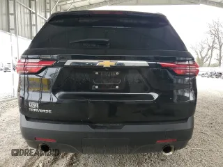 2022 Chevrolet Traverse LS with VIN 1GNERFKW2NJ101369, listed as a Copart auction lot 51094465 with 60,204 mi miles and Salvage Title. Bid and sale history available at carsss.com. Image 6.