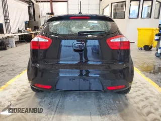 2012 Kia Rio LX with VIN KNADM5A36C6017394, listed as a Copart auction lot 54950815 with 121,300 mi miles and Clean Title. Bid and sale history available at DreamBid. Image 6.