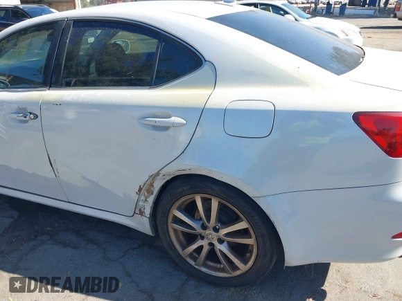 2008 Lexus IS 250 with VIN JTHBK262085079206, listed as a IAAI auction lot 42617081 with 239,849 mi miles and . Bid and sale history available at DreamBid. Image 13.