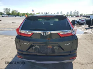 2017 Honda CR-V EX-L with VIN 2HKRW2H80HH640428, listed as a Copart auction lot 53901235 with 96,750 mi miles and Salvage Title. Bid and sale history available at carsss.com. Image 6.
