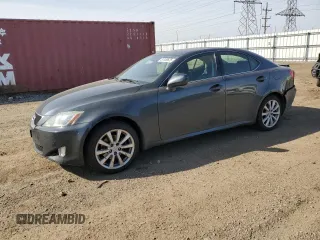 2008 Lexus IS 250 with VIN JTHCK262182026908, listed as a Copart auction lot 51359625 with 90,764 mi miles and Salvage Title. Bid and sale history available at carsss.com. Image 1.