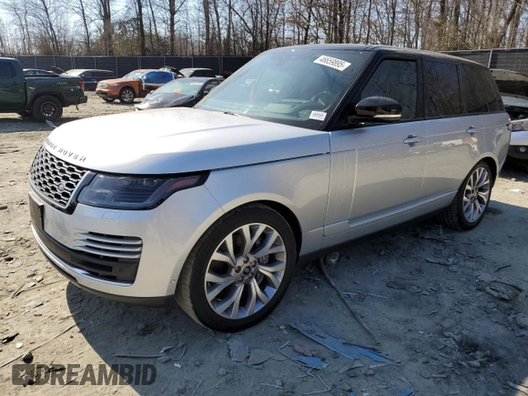 2018 Land Rover Range Rover HSE z VIN SALGS2SV2JA395199, wystawiony jako Copart lot #46659895 z przebiegiem 135 665 mil mil oraz Czysty tytuł • Clean title. Historia ofert i sprzedaży dostępna na DreamBid. Obrazek 1.
