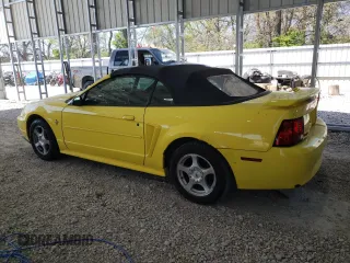 2003 Ford Mustang Deluxe z VIN 1FAFP44483F400695, wystawiony jako Copart lot #53449245 z przebiegiem 163 368 mil mil oraz Szkoda całkowita • Salvage title. Historia ofert i sprzedaży dostępna na DreamBid. Obrazek 2.