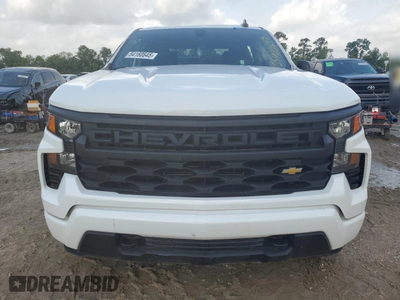 2024 Chevrolet Silverado 1500 Custom with VIN 3GCPABEK8RG445662, listed as a Copart auction lot 54160645 with 1,559 mi miles and Salvage Title. Bid and sale history available at DreamBid. Image 5.
