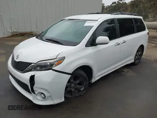 2017 Toyota Sienna SE with VIN 5TDXZ3DC8HS787136, listed as a IAAI auction lot 42062413 with 87,386 mi miles and . Bid and sale history available at DreamBid. Image 2.
