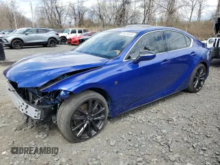 2025 Lexus IS with VIN JTHBZ1B2XS5083105, listed as a Copart auction lot 53429335 with 724 mi miles and Salvage Title. Bid and sale history available at carsss.com. Image 1.