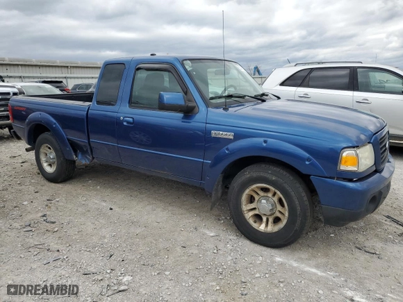 2008 Ford Ranger XLT with VIN 1FTYR44U28PA96651, listed as a Copart auction lot 53404115 with 194,086 mi miles and Clean Title. Bid and sale history available at carsss.com. Image 4.