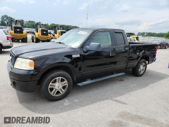 2006 Ford F-150 STX with VIN 1FTRX12W56NA72026, listed as a Copart auction lot 58832185 with 294,727 mi miles and Clean title. Bid and sale history available at DreamBid. Image 1.