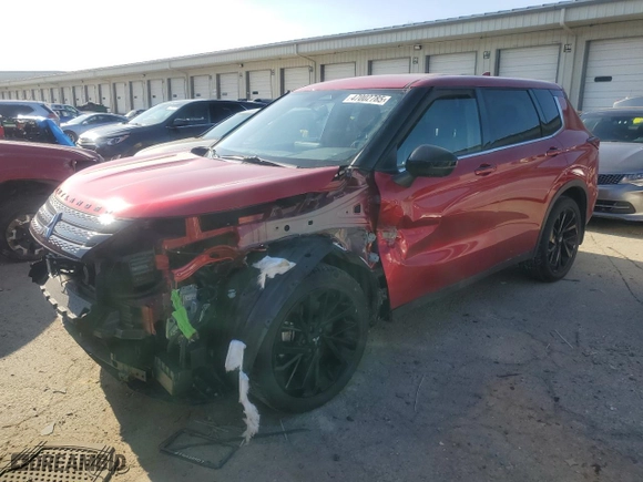 2023 Mitsubishi Outlander SE with VIN JA4J4UA89PZ050254, listed as a Copart auction lot 47002785 with 26,358 mi miles and Salvage Title. Bid and sale history available at carsss.com. Image 1.