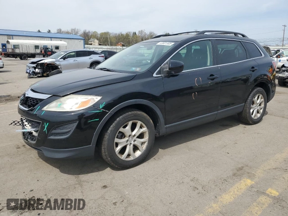 2011 Mazda CX-9 Sport with VIN JM3TB3BVXB0320390, listed as a Copart auction lot 53681995 with 125,829 mi miles and Salvage Title. Bid and sale history available at DreamBid. Image 1.