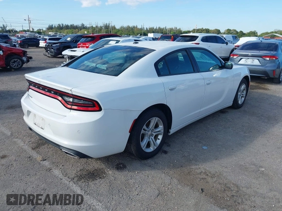 2019 Dodge Charger SXT with VIN 2C3CDXBG2KH730063, listed as a IAAI auction lot 41641913 with 47,744 mi miles. Bid and sale history available at carsss.com. Image 4.