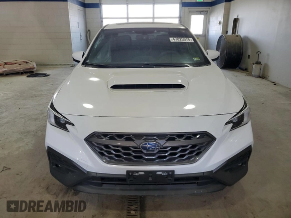 2022 Subaru WRX Limited with VIN JF1VBAL66N9028559, listed as a Copart auction lot 47025075 with 18,095 mi miles and Salvage title. Bid and sale history available at DreamBid. Image 5.