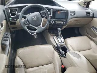 2015 Honda Civic Sedan EX-L with VIN 19XFB2F97FE078068, listed as a Copart auction lot 49748875 with 163,892 mi miles and Clean Title. Bid and sale history available at carsss.com. Image 8.