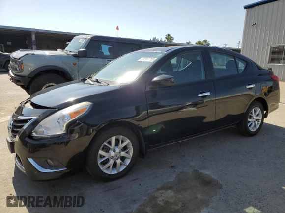 2017 Nissan Versa S with VIN 3N1CN7AP2HL854959, listed as a Copart auction lot 59207715 with 134,734 mi miles and Salvage title. Bid and sale history available at DreamBid. Image 1.