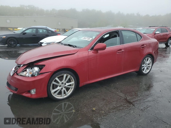 2006 Lexus IS 250 with VIN JTHBK262X65013954, listed as a Copart auction lot 55437155 with 158,395 mi miles and Clean Title. Bid and sale history available at DreamBid. Image 1.