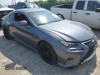 2016 Lexus RC 350 F Sport with VIN JTHHE5BC0G5014047, listed as a IAAI auction lot 42066120 with 112,998 mi miles and . Bid and sale history available at DreamBid. Image 1.