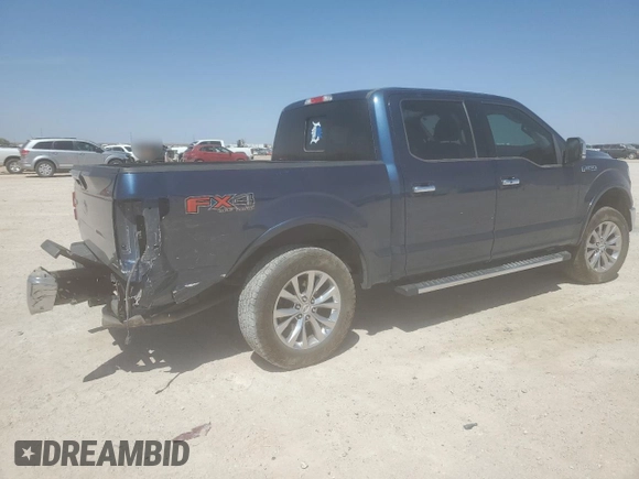 2015 Ford F-150 XLT with VIN 1FTEW1EF8FKD06237, listed as a Copart auction lot 50693145 with 185,609 mi miles and Salvage title. Bid and sale history available at DreamBid. Image 3.