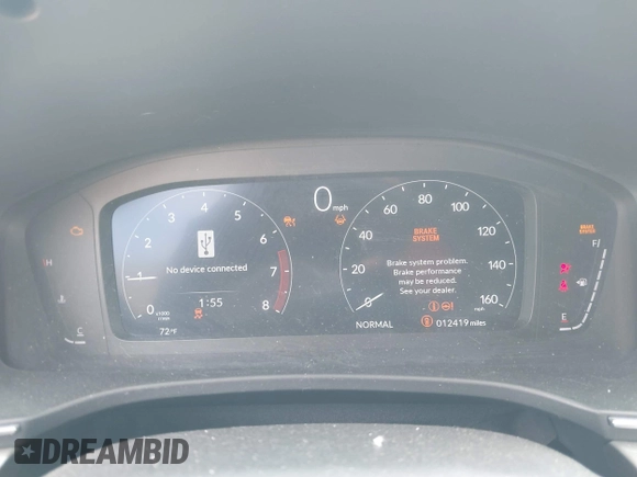 2024 Acura Integra with VIN 19UDE4H23RA027105, listed as a IAAI auction lot 42195084 with 12,419 mi miles and . Bid and sale history available at DreamBid. Image 7.