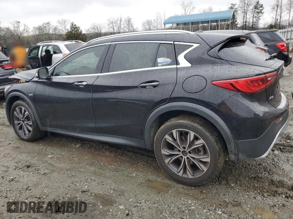 2017 Infiniti QX30 Luxury with VIN SJKCH5CR5HA021457, listed as a Copart auction lot 45233234 with 78,996 mi miles and Salvage Title. Bid and sale history available at carsss.com. Image 2.