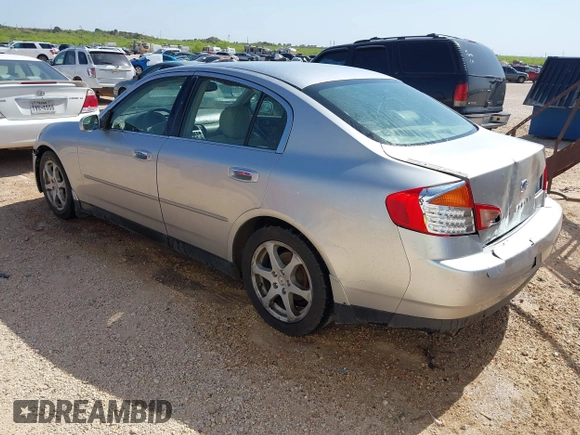 2004 Infiniti G35 w/Leather with VIN JNKCV51E24M614390, listed as a IAAI auction lot 42016569 with 229,477 mi miles and . Bid and sale history available at DreamBid. Image 3.
