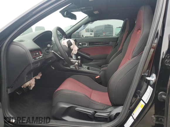 2025 Honda Civic Si with VIN 2HGFE1E50SH473225, listed as a Copart auction lot 43275915 with 4,756 mi miles and Salvage Title. Bid and sale history available at DreamBid. Image 7.