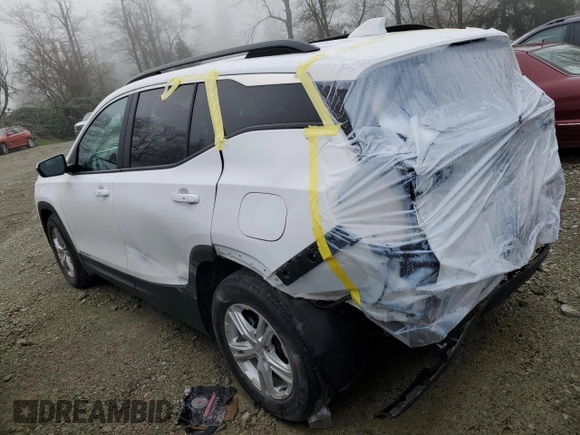 2021 GMC Terrain SLE с VIN 3GKALMEV7ML347782, выставлен на аукционе Copart как лот 83702264 с пробегом Не указан миль и Списание • Salvage title. История ставок и продаж доступна на DreamBid. Изображение 2.