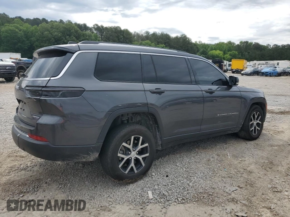 2023 Jeep Grand Cherokee Limited with VIN 1C4RJKBGXP8855861, listed as a Copart auction lot 55967885 with 50,179 mi miles and Salvage title. Bid and sale history available at DreamBid. Image 3.