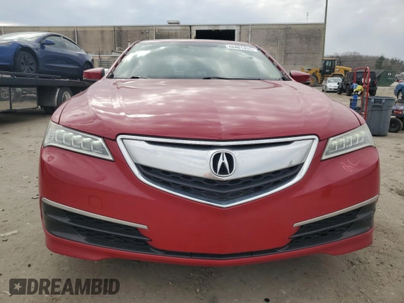 2017 Acura TLX w/Technology Pkg with VIN 19UUB1F56HA000760, listed as a Copart auction lot 46401405 with 62,763 mi miles and Salvage Title. Bid and sale history available at carsss.com. Image 5.