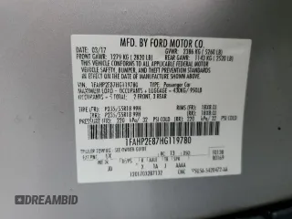 2017 Ford Taurus SEL z VIN 1FAHP2E87HG119780, wystawiony jako Copart lot #59135705 z przebiegiem 122 731 mil mil oraz Szkoda całkowita • Salvage title. Historia ofert i sprzedaży dostępna na DreamBid. Obrazek 13.