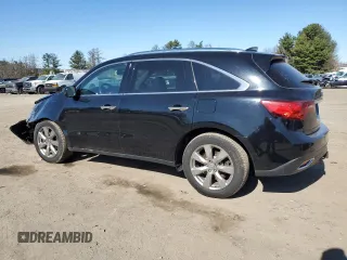 2016 Acura MDX Advance with VIN 5FRYD4H9XGB032109, listed as a Copart auction lot 50984865 with 205,120 mi miles and Salvage title. Bid and sale history available at DreamBid. Image 2.