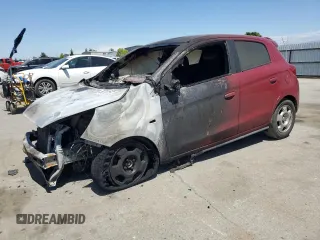 2017 Mitsubishi Mirage ES z VIN ML32A3HJ1HH001825, wystawiony jako Copart lot #55701505 z przebiegiem Nie podano mil oraz Szkoda całkowita • Salvage title. Historia ofert i sprzedaży dostępna na DreamBid. Obrazek 1.