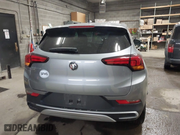 2023 Buick Encore GX Preferred with VIN KL4MMCSL9PB093284, listed as a IAAI auction lot 41276805 with 17,006 mi miles and . Bid and sale history available at DreamBid. Image 16.