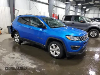 2021 Jeep Compass Altitude with VIN 3C4NJCBB3MT580971, listed as a Copart auction lot 73720904 with 77,316 mi miles and Salvage Title. Bid and sale history available at carsss.com. Image 4.