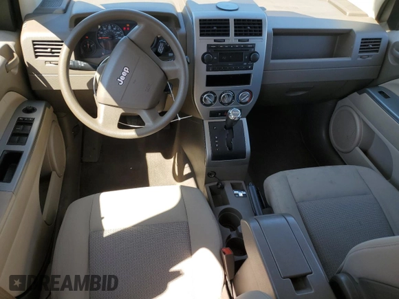 2007 Jeep Compass Sport with VIN 1J8FF47W07D211978, listed as a Copart auction lot 54233665 with 102,397 mi miles and Salvage Title. Bid and sale history available at carsss.com. Image 8.