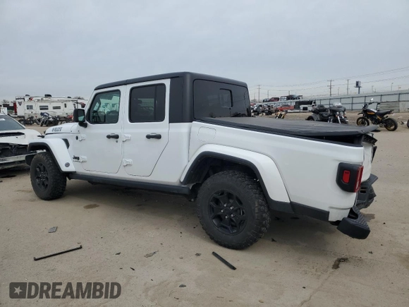 2022 Jeep Gladiator Willys Sport z VIN 1C6HJTAG8NL174800, wystawiony jako Copart lot #46786905 z przebiegiem 28 527 mil mil oraz Szkoda całkowita • Salvage title. Historia ofert i sprzedaży dostępna na DreamBid. Obrazek 2.