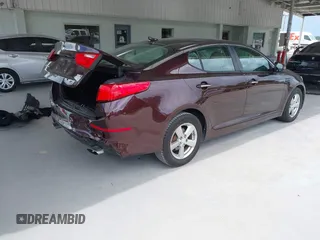 2015 Kia Optima LX with VIN 5XXGM4A72FG429346, listed as a IAAI auction lot 42638168 with 153,069 mi miles and . Bid and sale history available at DreamBid. Image 4.