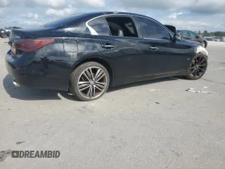 2015 Infiniti Q50 with VIN JN1BV7APXFM340095, listed as a Copart auction lot 64397395 with 90,185 mi miles and Clean title. Bid and sale history available at DreamBid. Image 3.